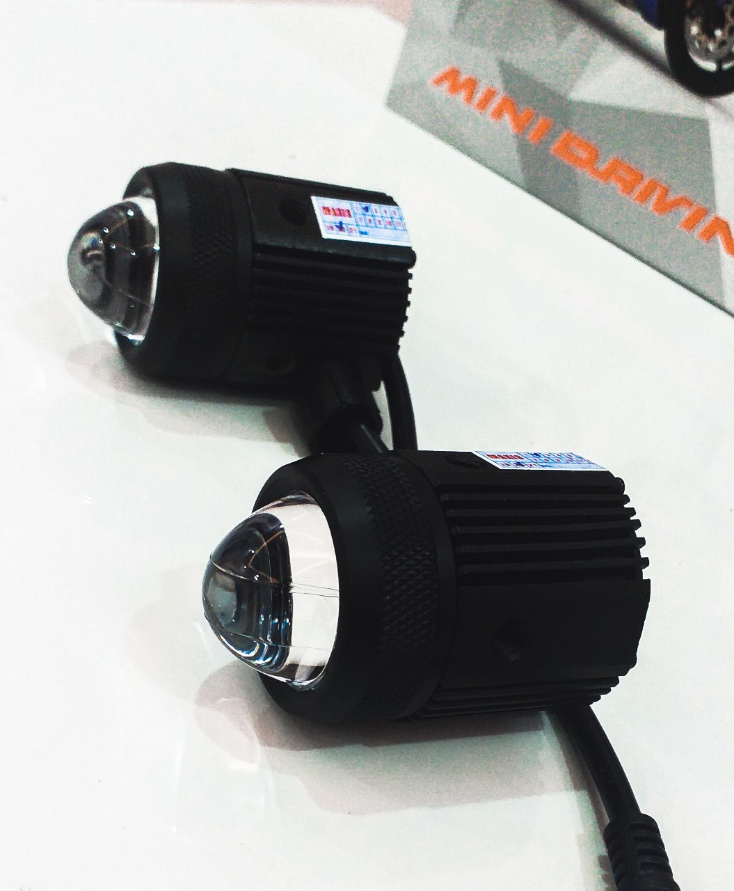 Đèn trợ sáng bi cầu mini fullbox 2 bóng