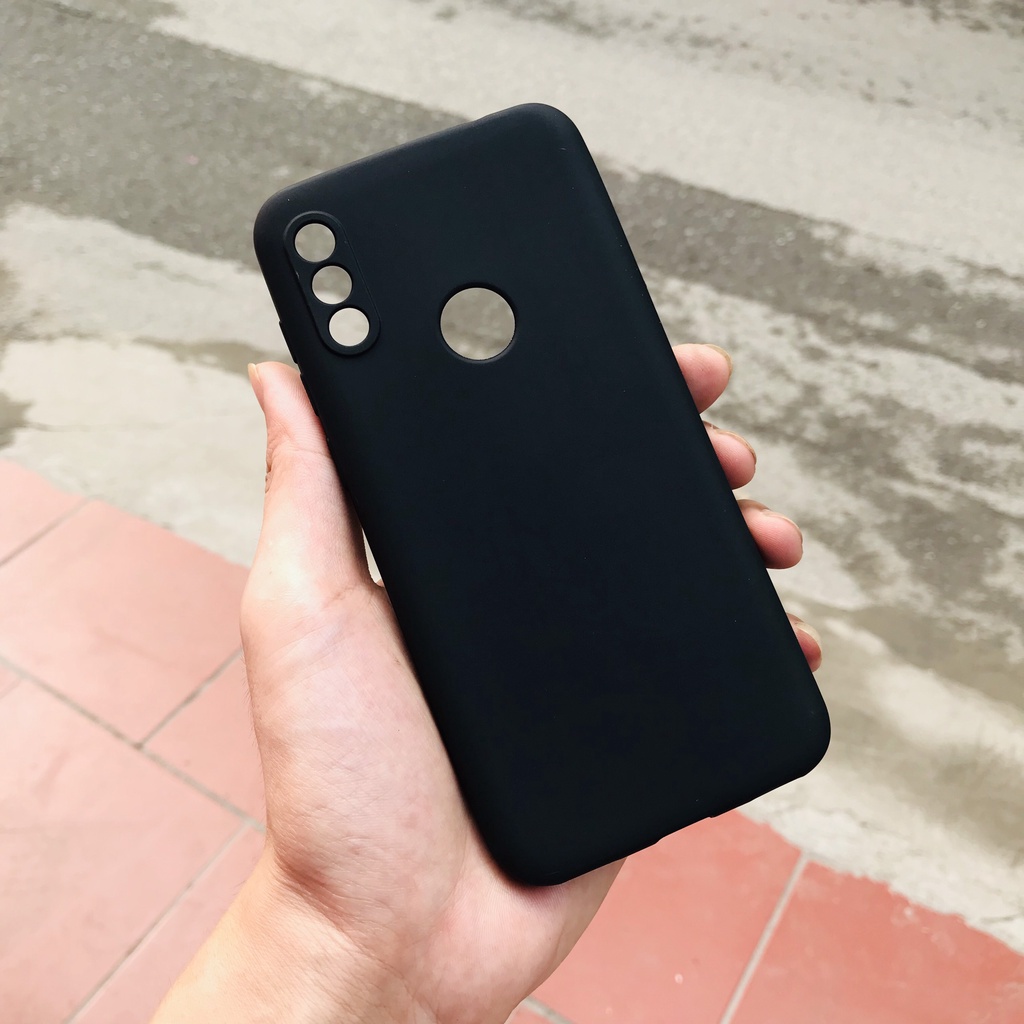 Ốp lưng điện thoại Vsmart Start 4/ Start 3/ Bee 3/ Active 3/ Joy 3  dẻo Silicone màu đen chống bám vân tay, bảo camera sau