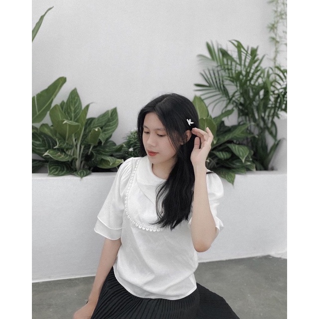 OUTSET - Áo Julie cổ lệch