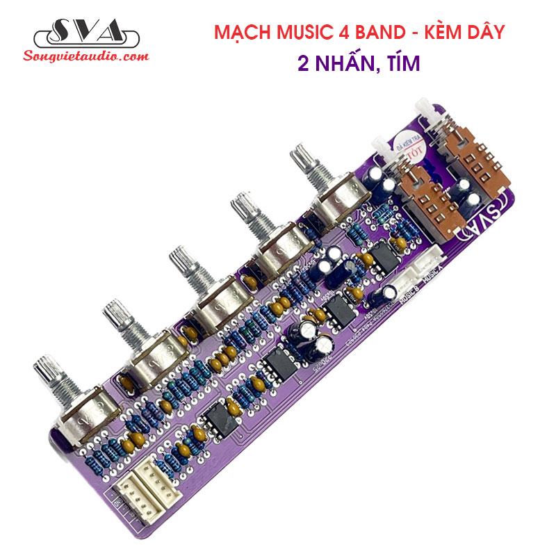 MẠCH MUSIC 4IC 4 BAND - KÈM DÂY