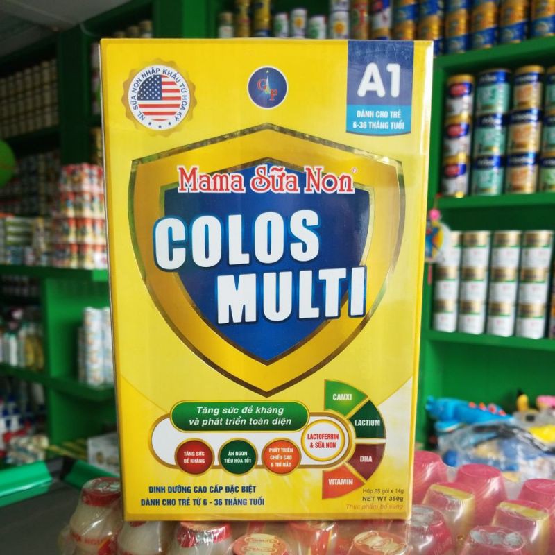 [HCM]Mama sữa non Colos Multi Pedia - M - tím