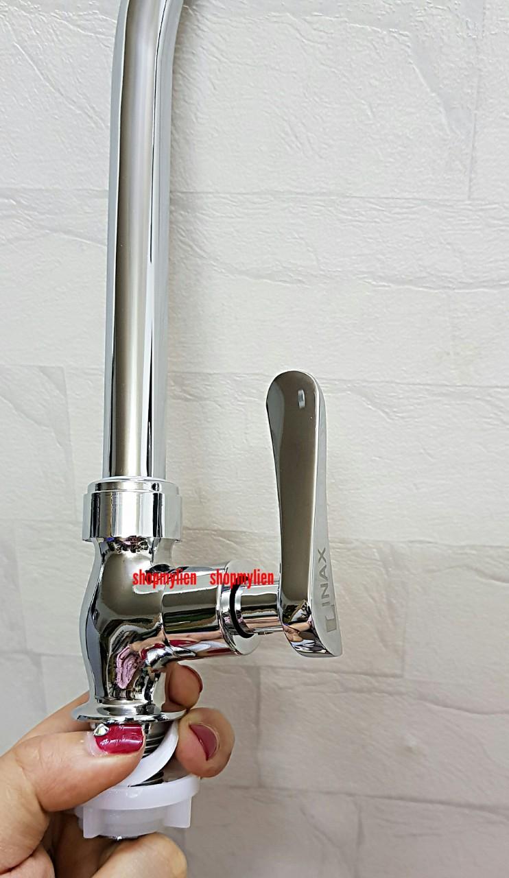 Vòi rửa chén lạnh cong inox vòi rửa chén bát xoay 360⁰. Giá rẻ nhất toàn quốc