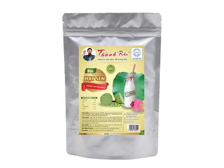 Bột hạt sen uống liền Thành Râu - 400g