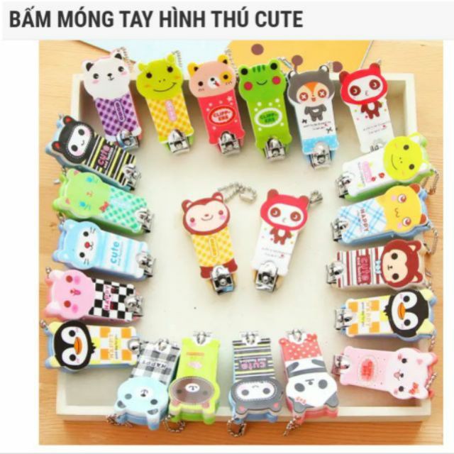 [HOT]Bấm móng tay móc khóa ngộ nghĩnh