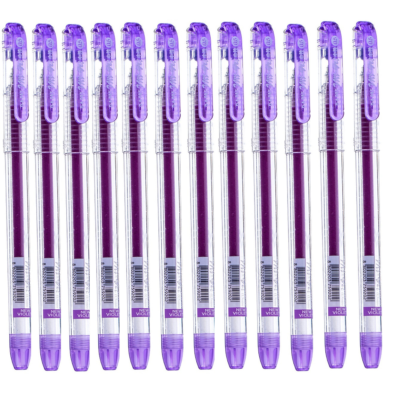 Viết gel D.A P&T ngòi và mực cao cấp (xanh, đỏ, tím, đen)