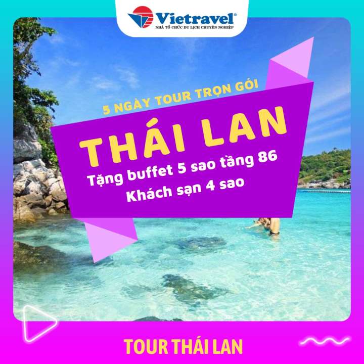 Tour du lịch Thái 5N4Đ: Bangkok – Pattaya | Khách sạn 4 sao | Tặng Buffet tại BaiYoke Sky [E-Voucher Siêu Sale] – Vietravel , SKU-1876309570_VNAMZ-8858575338 – lazada.vn 🛒Top1Shop🛒 🇻🇳 Top1Vietnam 🇻🇳 🛍🛒 🇻🇳🇻🇳🇻🇳🛍🛒