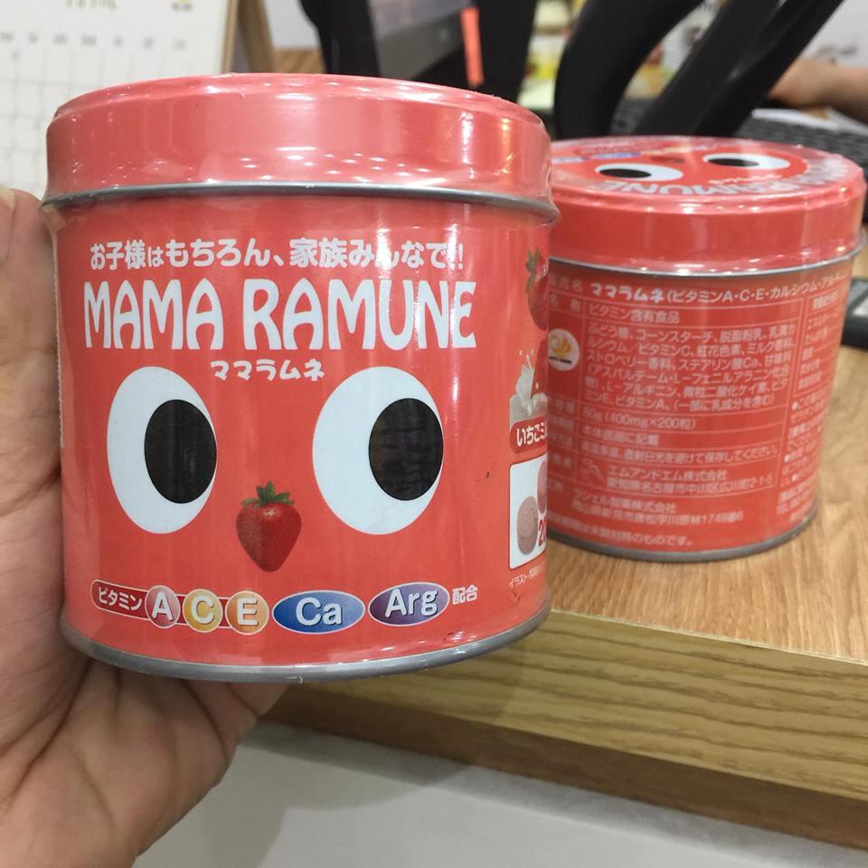 Kẹo cho trẻ biếng ăn Mama Ramune Nhật Bản