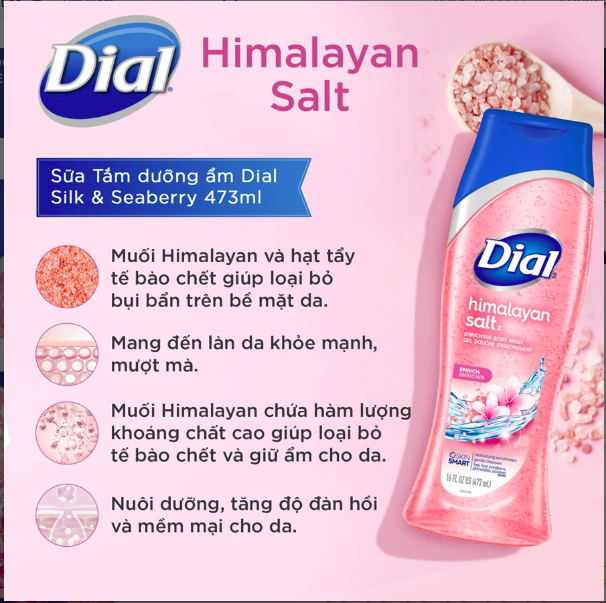 Sữa tắm DIAL Himalayan 621ml