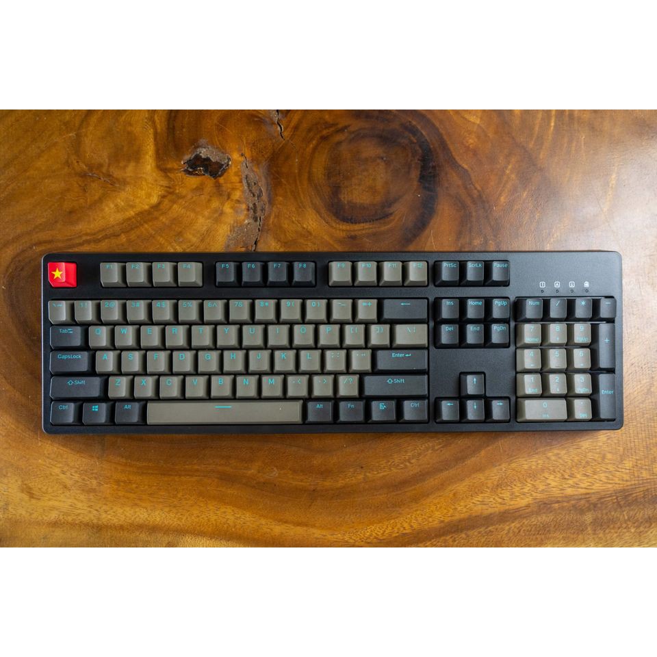 Bàn phím cơ E-Dra EK3104 Pro Cherry SKY DOLCH (sử dụng keycaps PBT SKY DOLCH cao cấp) BH 2 năm