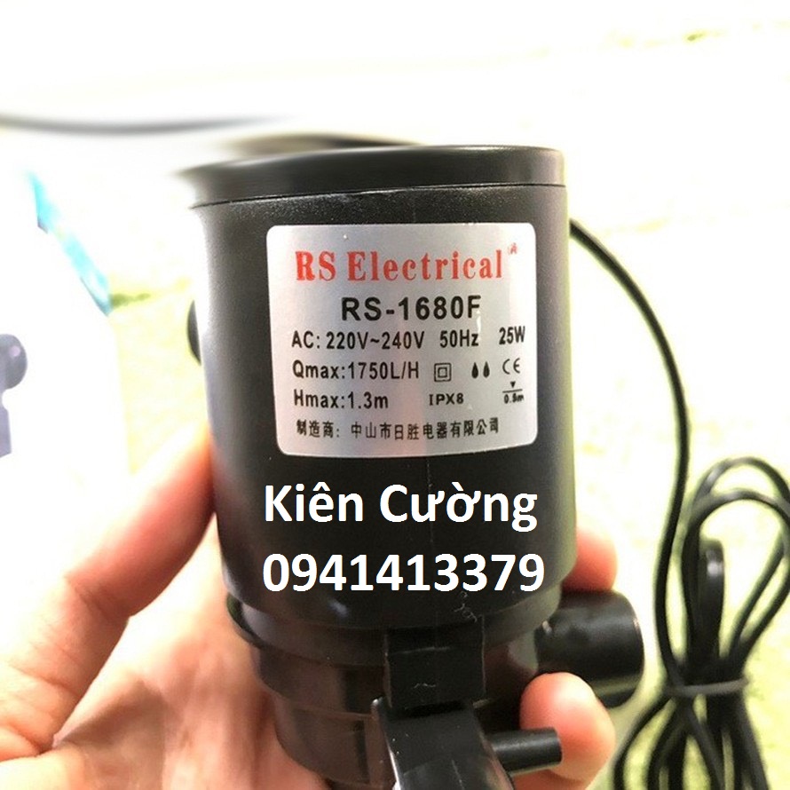 MÁY BƠM BỂ CÁ RS-1680F 220VAC 25W