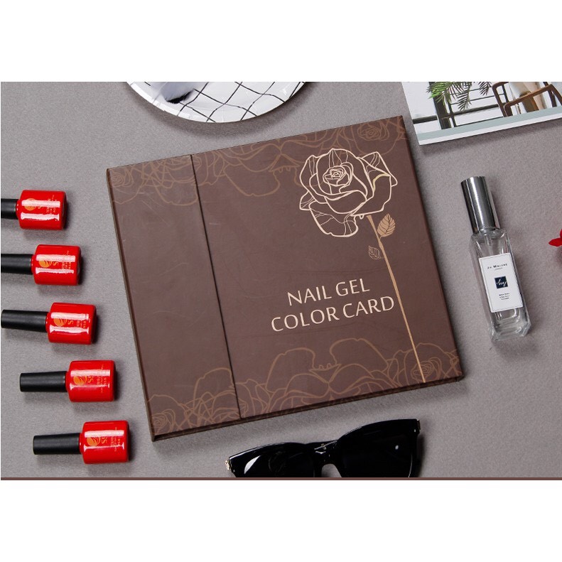 Bảng sổ gắn móng mẫu nail ( 120 ô )