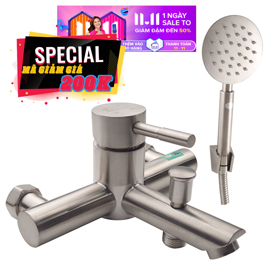 Inox SUS 304 Bathtub mixer faucet Eurolife EL-1201