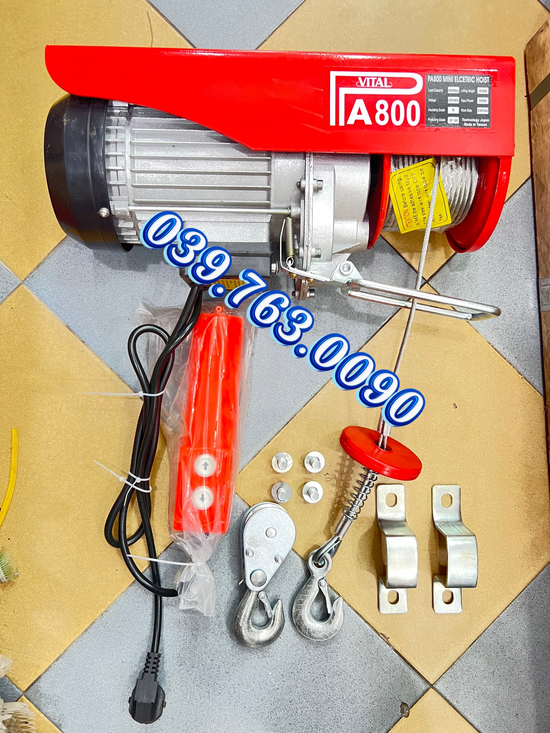 máy tời điện pa800