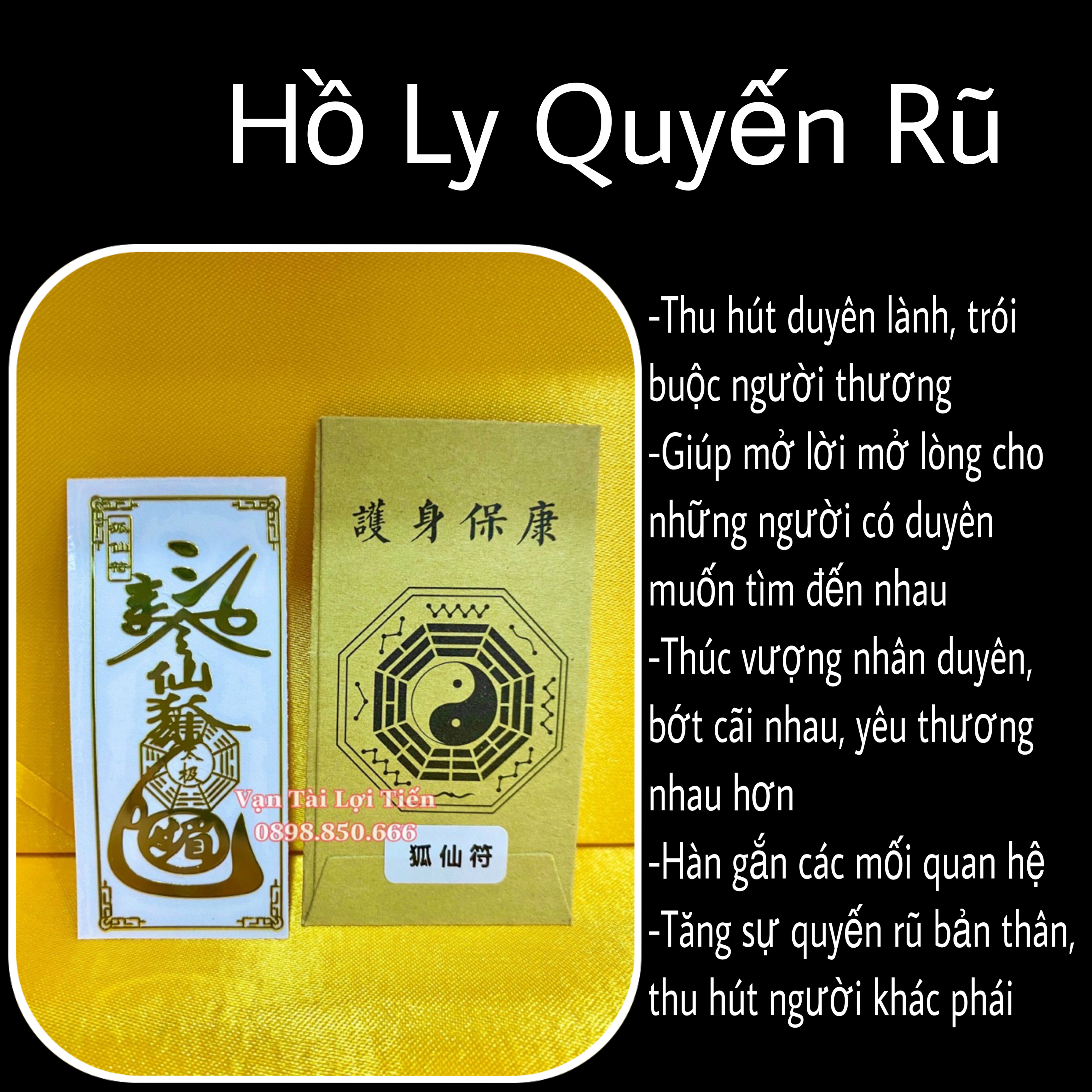 Linh Phù Dán Hồ Ly Quyến Rũ