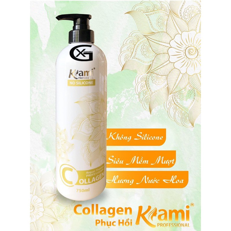 COLLAGEN PHỤC HỒI TÁI TẠO TÓC KAMI 750ml