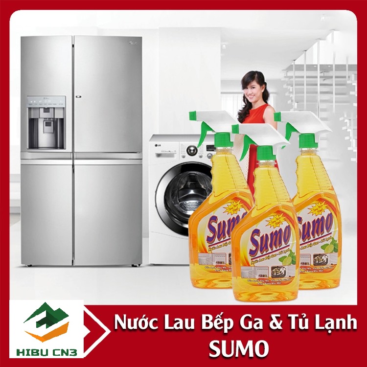 [HCM]Chai Nước Lau Bếp Gas -Tủ Lạnh Sumo 800ml