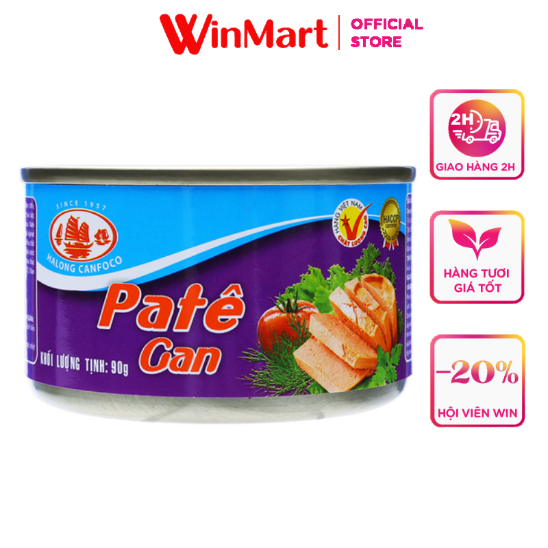 - Pate gan Halong Canfoco hộp 170g