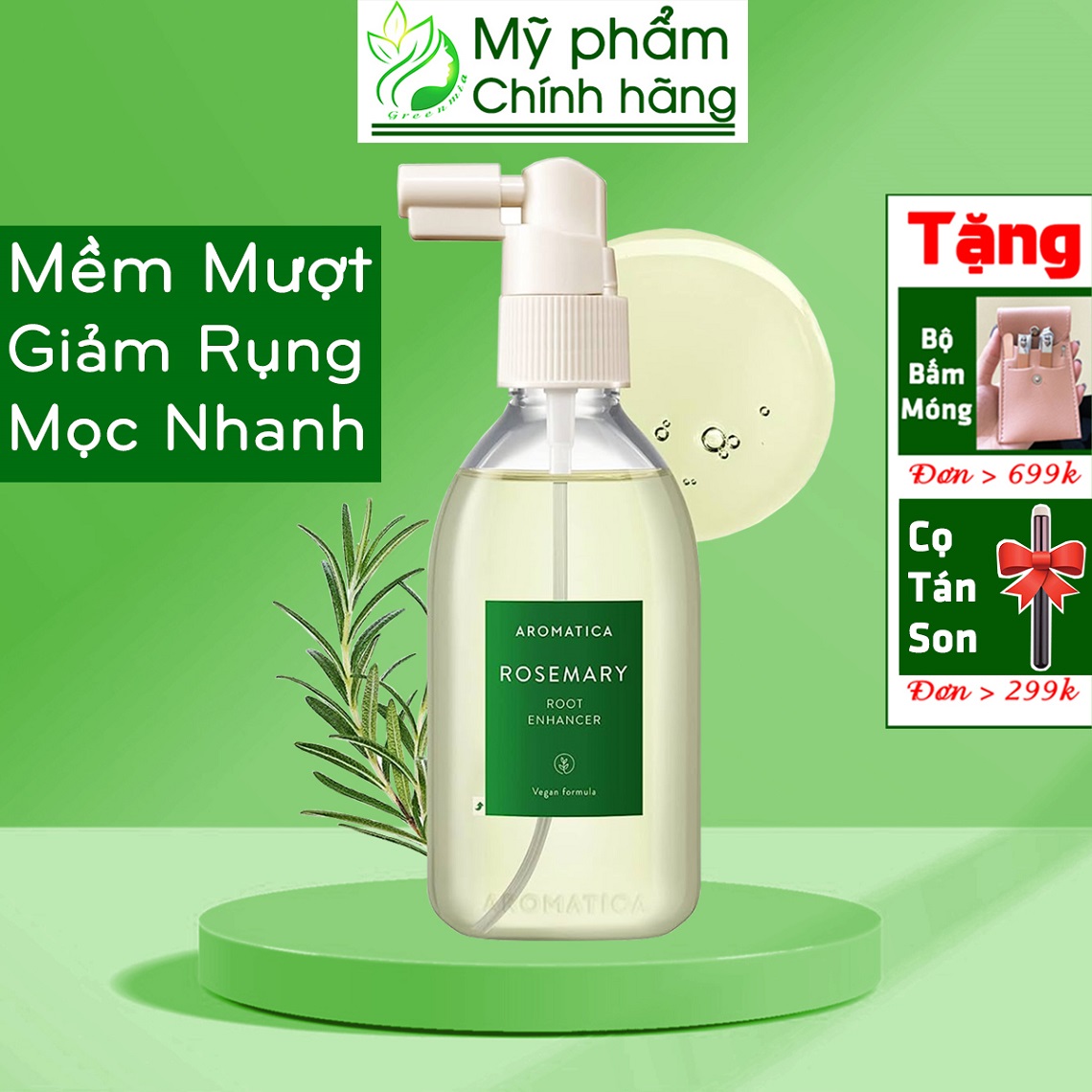 Aromatherapy Rosemary root enhancer 100ml herbal hair growth spray fresh hair loss