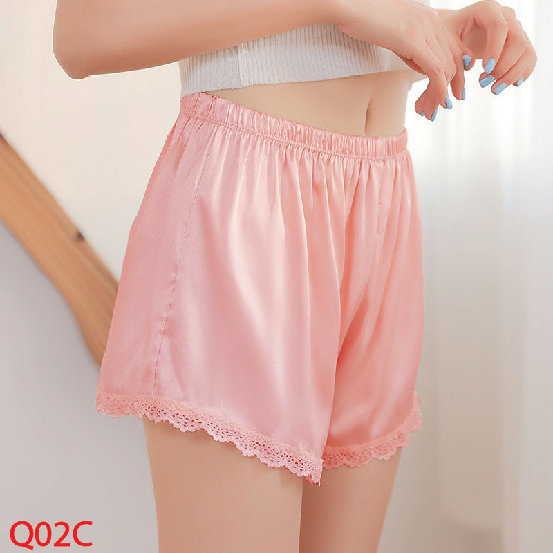 Quần Lụa Cộc Mặc Nhà Hisexy Lụa Satin Q02