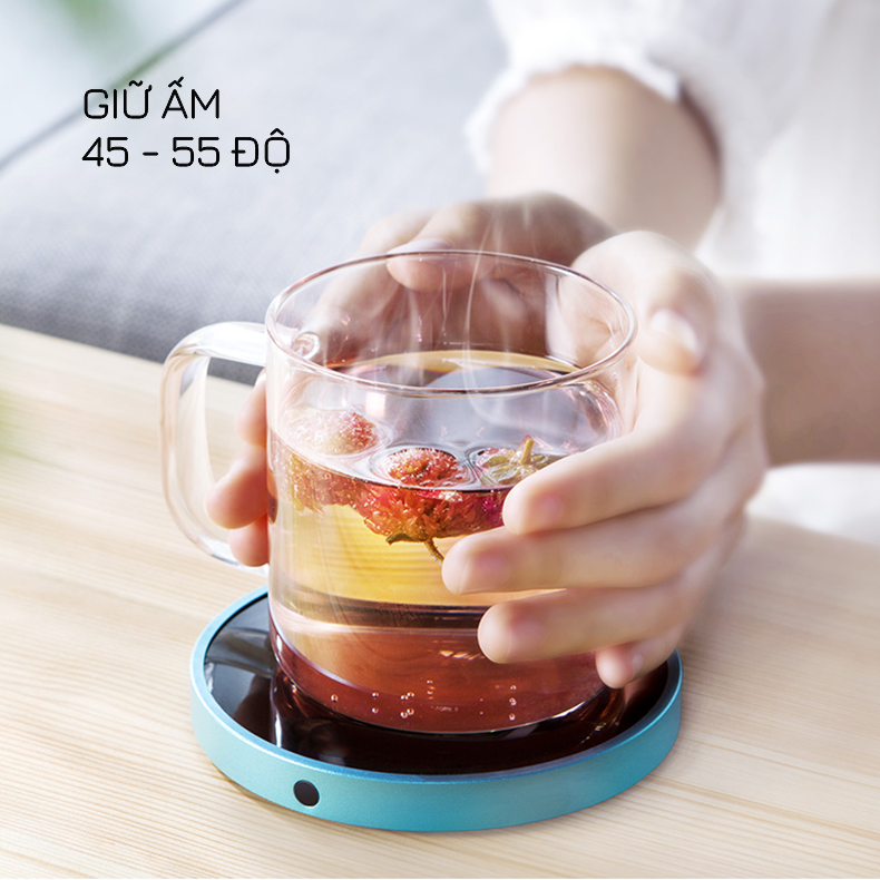 Đế hâm nóng trà, cà phê Sama BW02B màu xanh