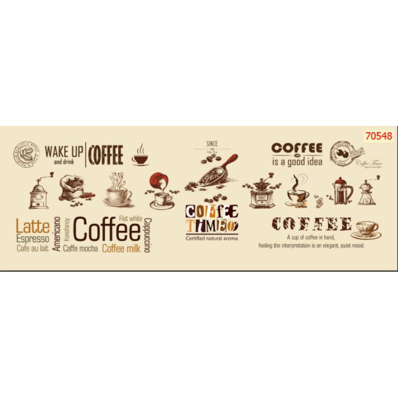 Tranh 3d dán trang trí quán cafe