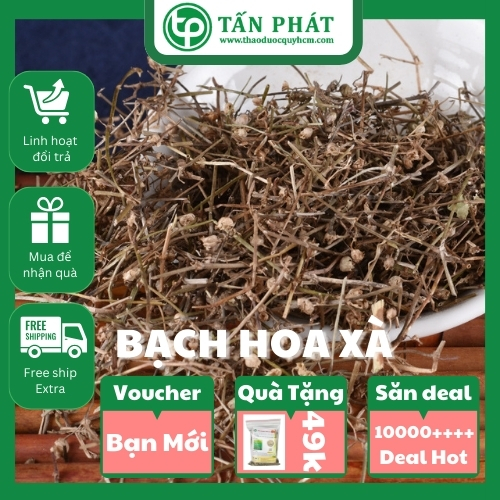 Bạch hoa xà thiệt thảo túi nhỏ 250g - Hàng công ty chất lượng cao chuyên dùng để pha trà