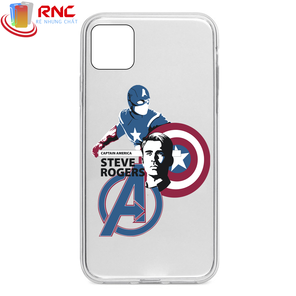 [HCM]Ốp lưng đủ dòng Iphone 5G/5S/6G/6S Plus/7G/8 Plus/X/Xs/11/12/12 Pro Max/... các nhân vật hoạt hình Marvel silicone dẻo trong in hình(sản phẩm có 8 mẫu)