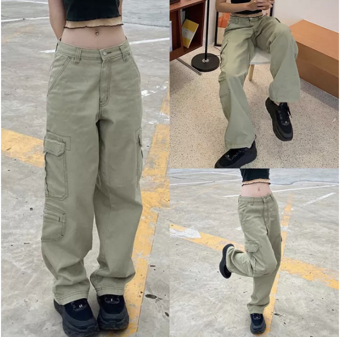[HCM]Quần Jeans Nữ Ống Suông Quần Vintage Quần Ống Rộng Nữ Hàn Quốc Thẳng Quần Dài Chạm Mắt Cá Cao Cấp Dáng Rộng 2021 mùa Hè + Áo Thun (Mua Riêng)