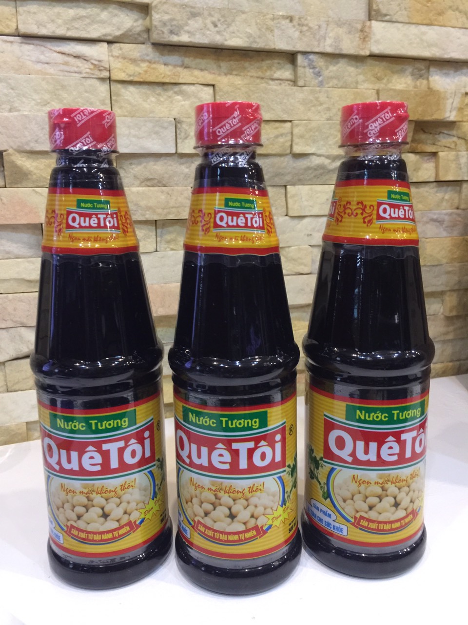 NƯỚC TƯƠNG  XÌ DẦU QUÊ TÔI CHAI 500 ML
