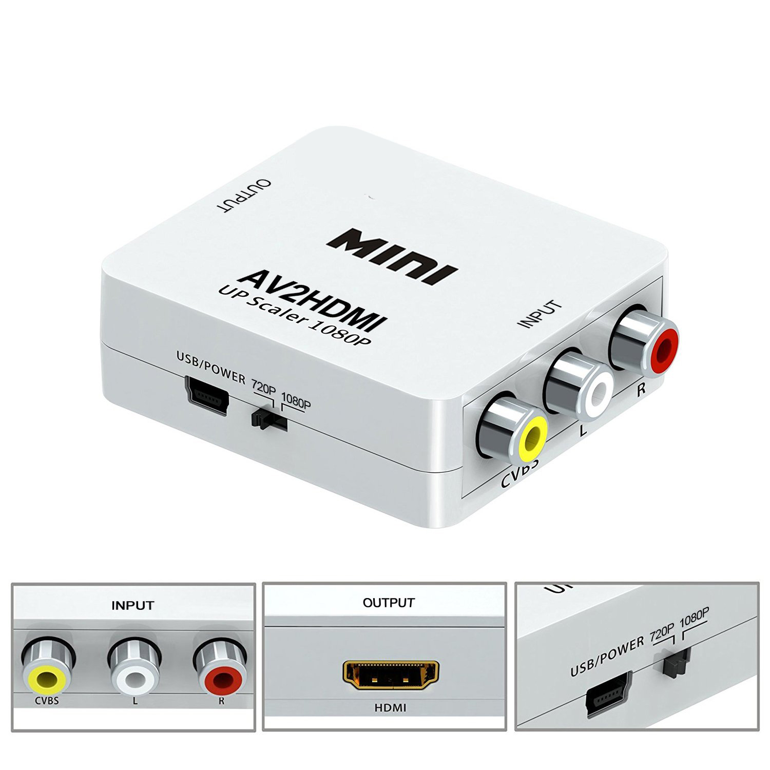 Bộ Chuyển Đổi AV Sang HDMI - Mini AV2HDMI