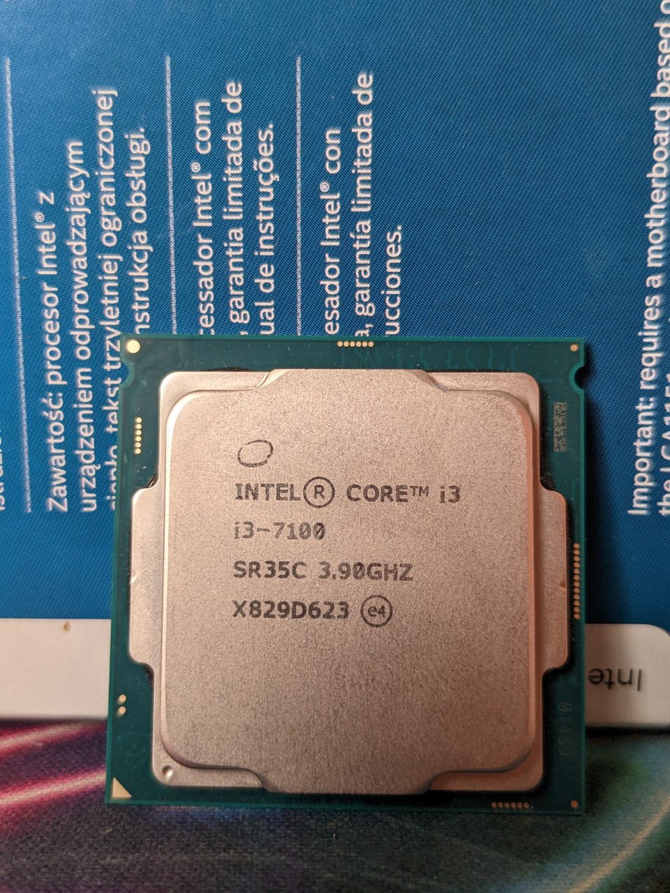 CPU INTEL CORE I3 7100 PC SOCKET 1151 ZIN BÓC MÁY