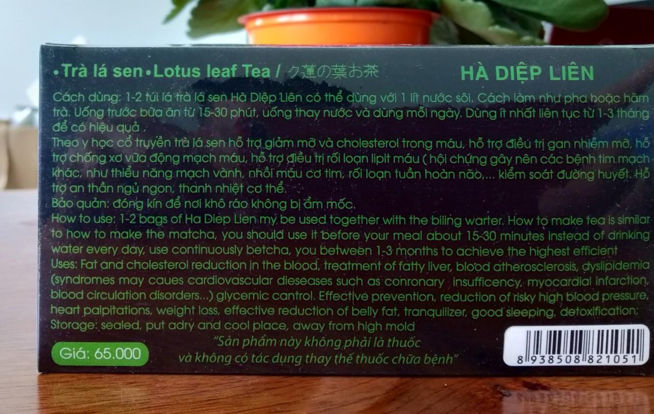 Trà Lá Sen Hà Diệp Liên