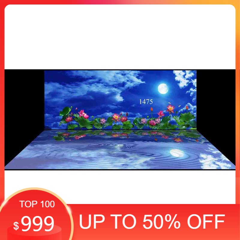 Tranh bộ 3d dán bể cá tấm lưng và tấm đáy mã 1475