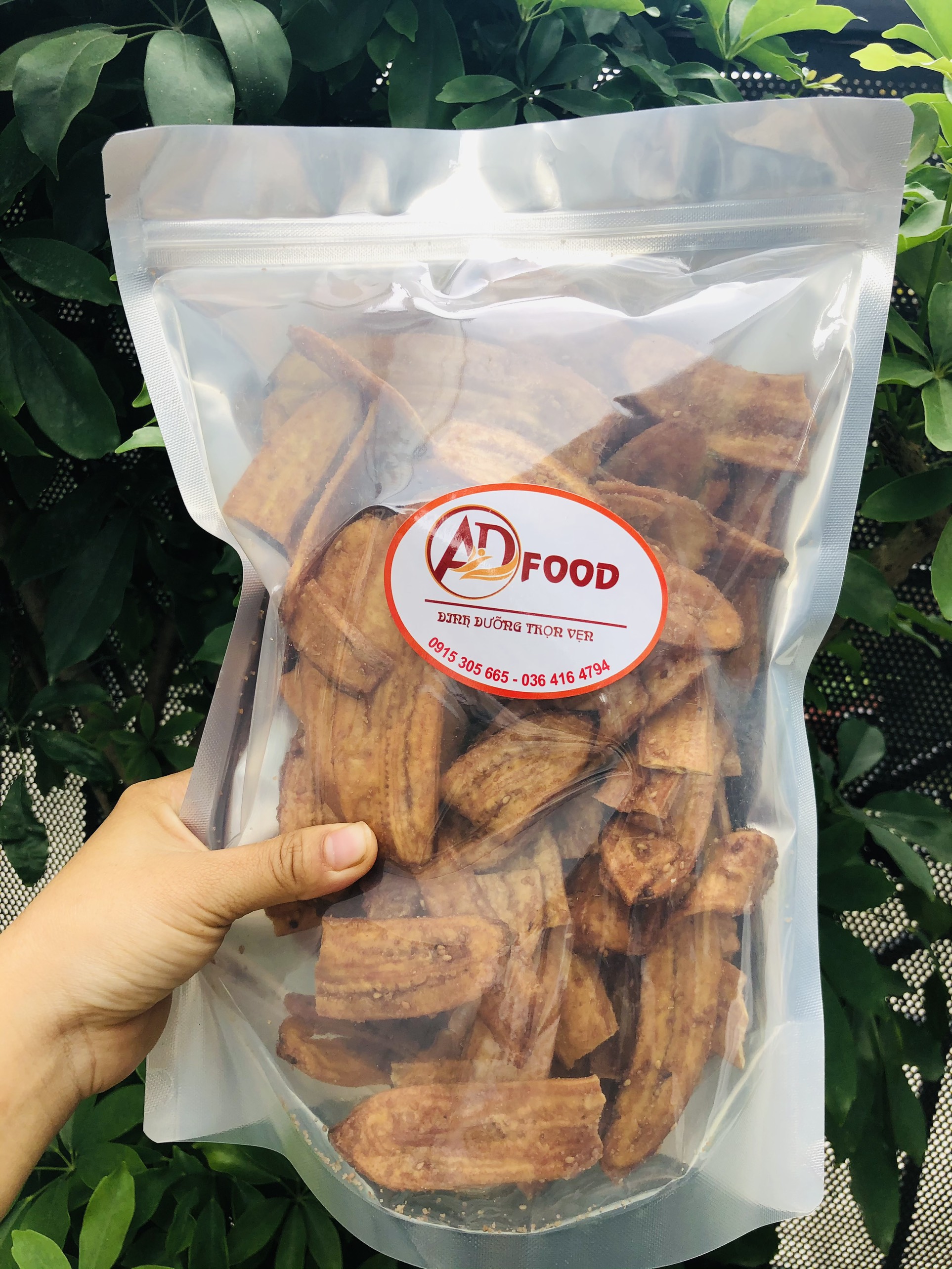 500g chuối sấy mè gừng thơm ngon