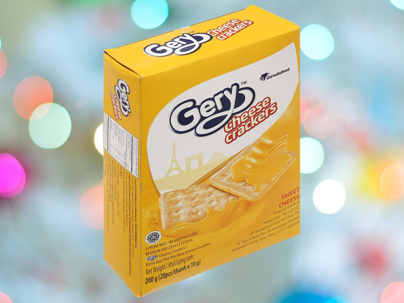 Bánh Quy Phô Mai Gery Cheese Crackers (Hộp 300g)