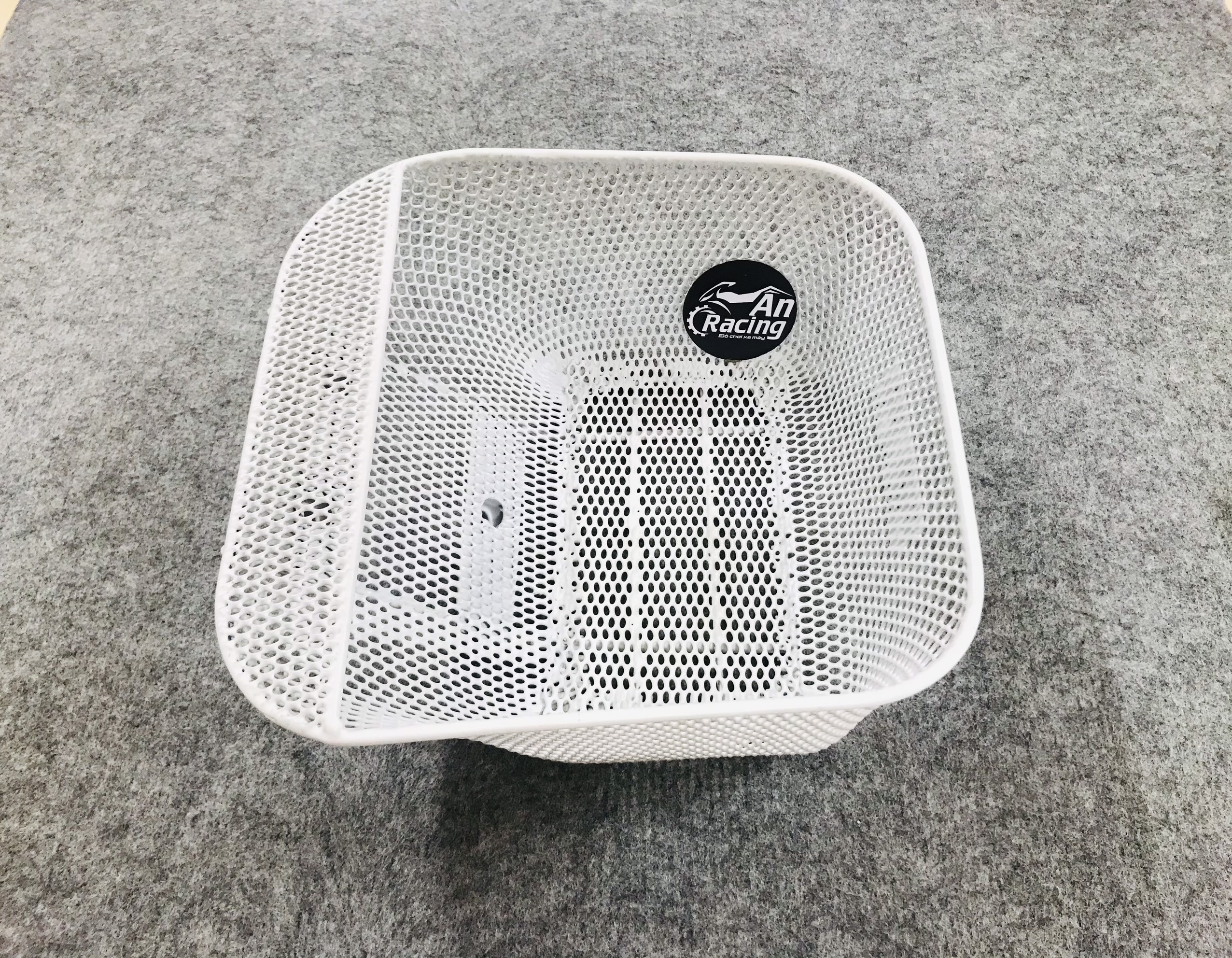 Rỗ xe wave thái trắng gắn wave lớn