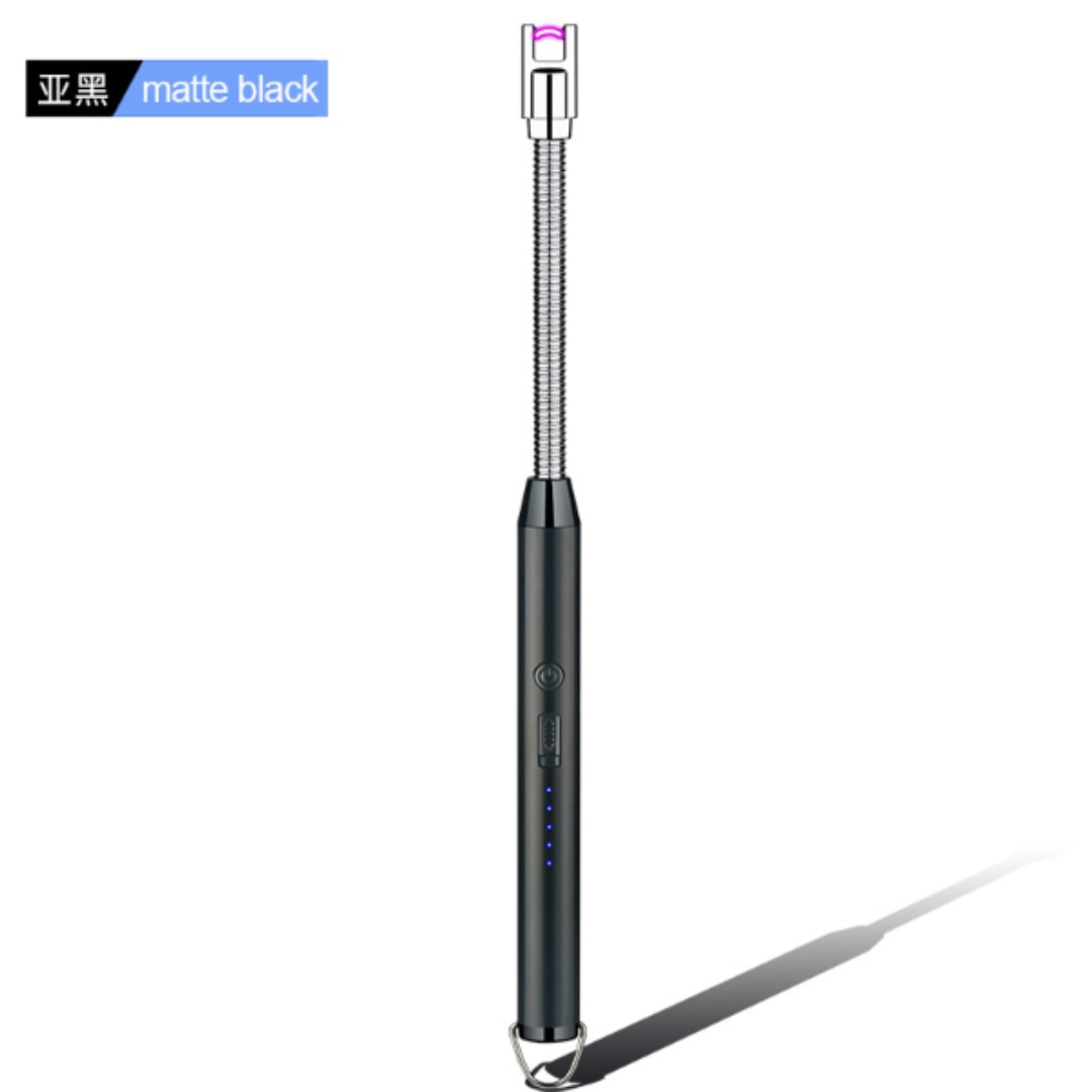 POCKETOP Bật Lửa Có Thể Sạc Lại Bằng điện USB Đèn LED Plasma Arc Không Ngọn Lửa Bật Lửa Bất Thường