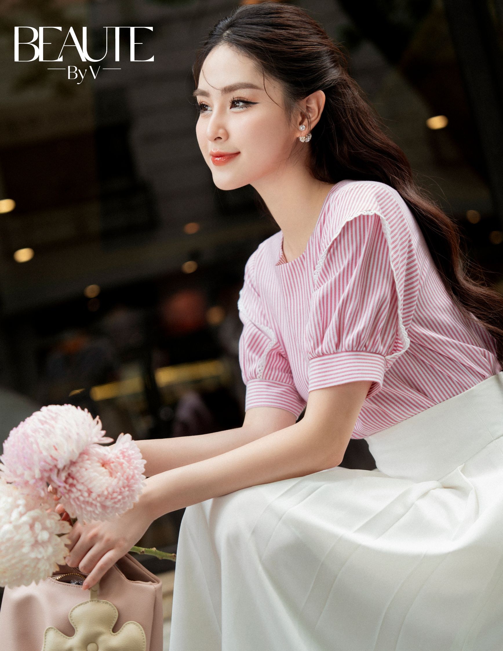 BEAUTEBYV - Chân váy xếp ly Sanley