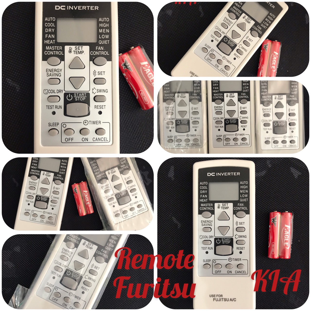 Remote máy lạnh fujitsu - điều khiển điều hòa fujitsu