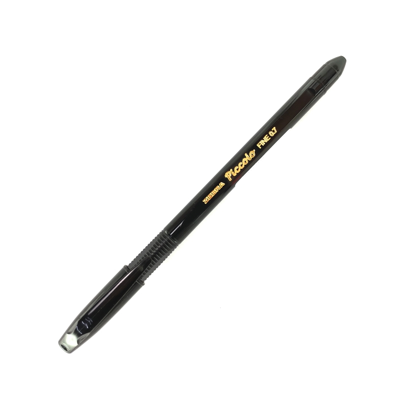 Bút Bi Zebra Piccolo 0.7mm C-BA37-ZA-BK - Mực Đen