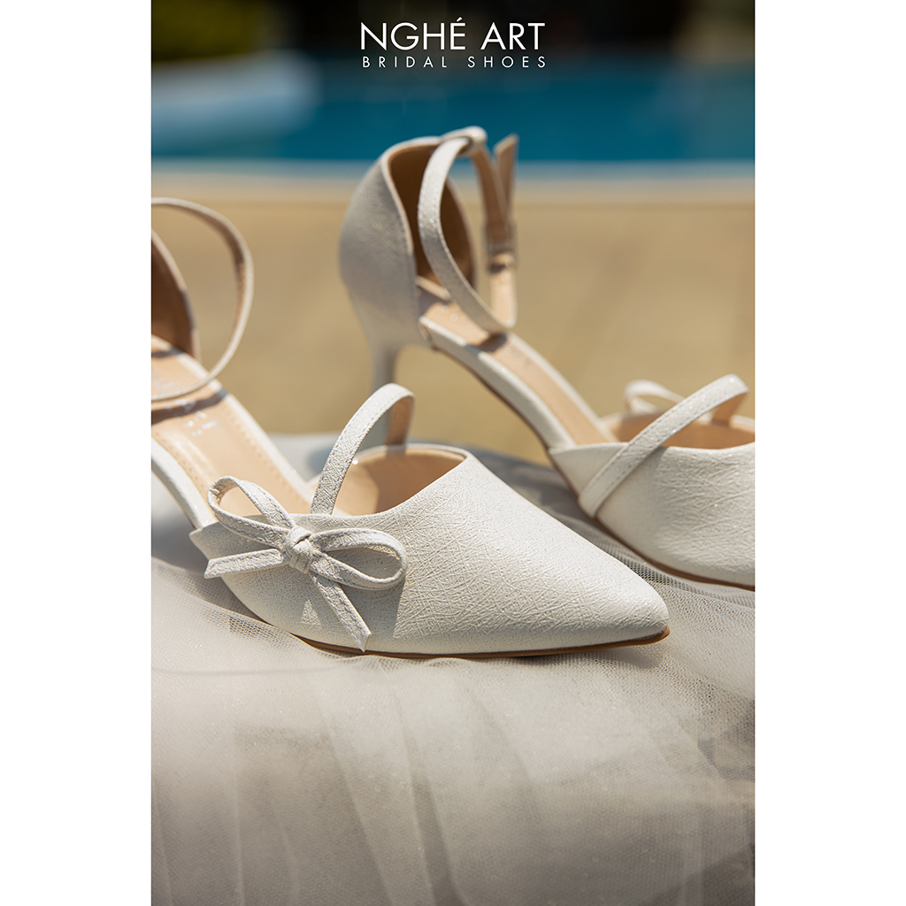 Giày cưới nghé art nơ 428