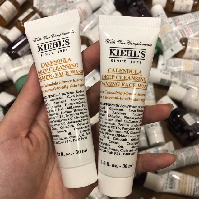 [HCM]Sữa rửa mặt Kiehl’s hoa cúc mini 30ml