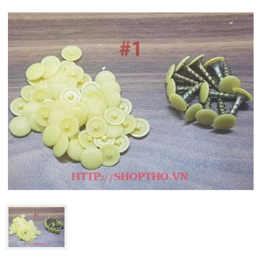 Nút nhựa bịt đầu vít gỗ  đa sắc màu (túi tầm 1000 cái )