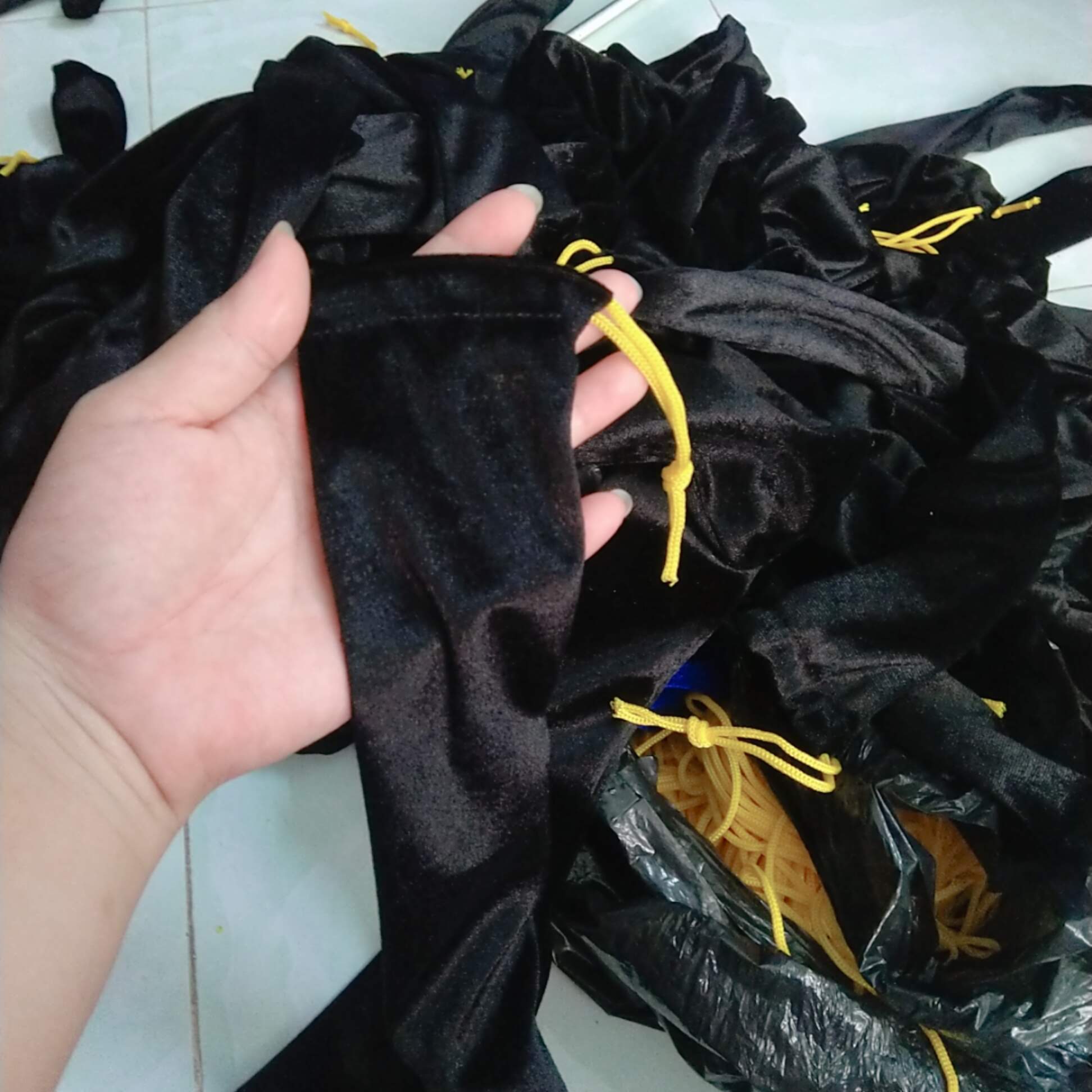 [HCM]Túi nhung đựng Tiêu SÁO dài 90 cm