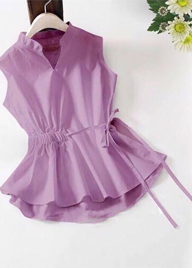 Áo kiểu nữ cổ V Style Hàn quốc nhẹ nhàng, nữ tính