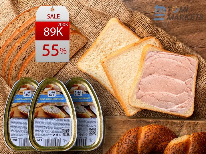 Pate gan ngỗng đức tomi life100% nhập khẩu