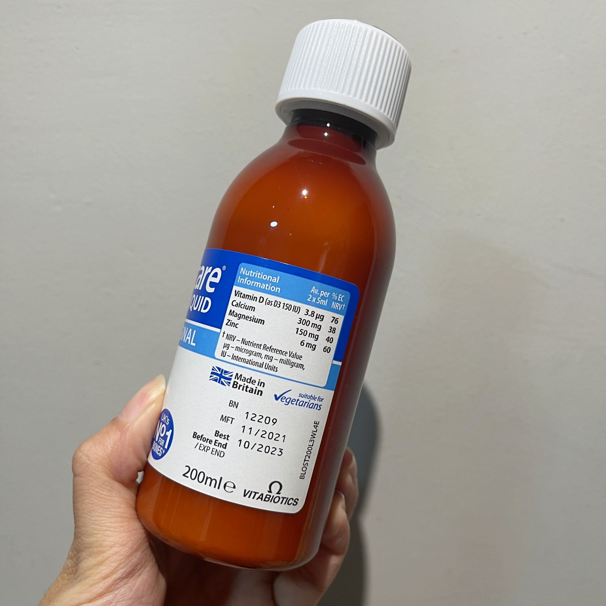 Canxi dạng nước Osteocare UK 200ml