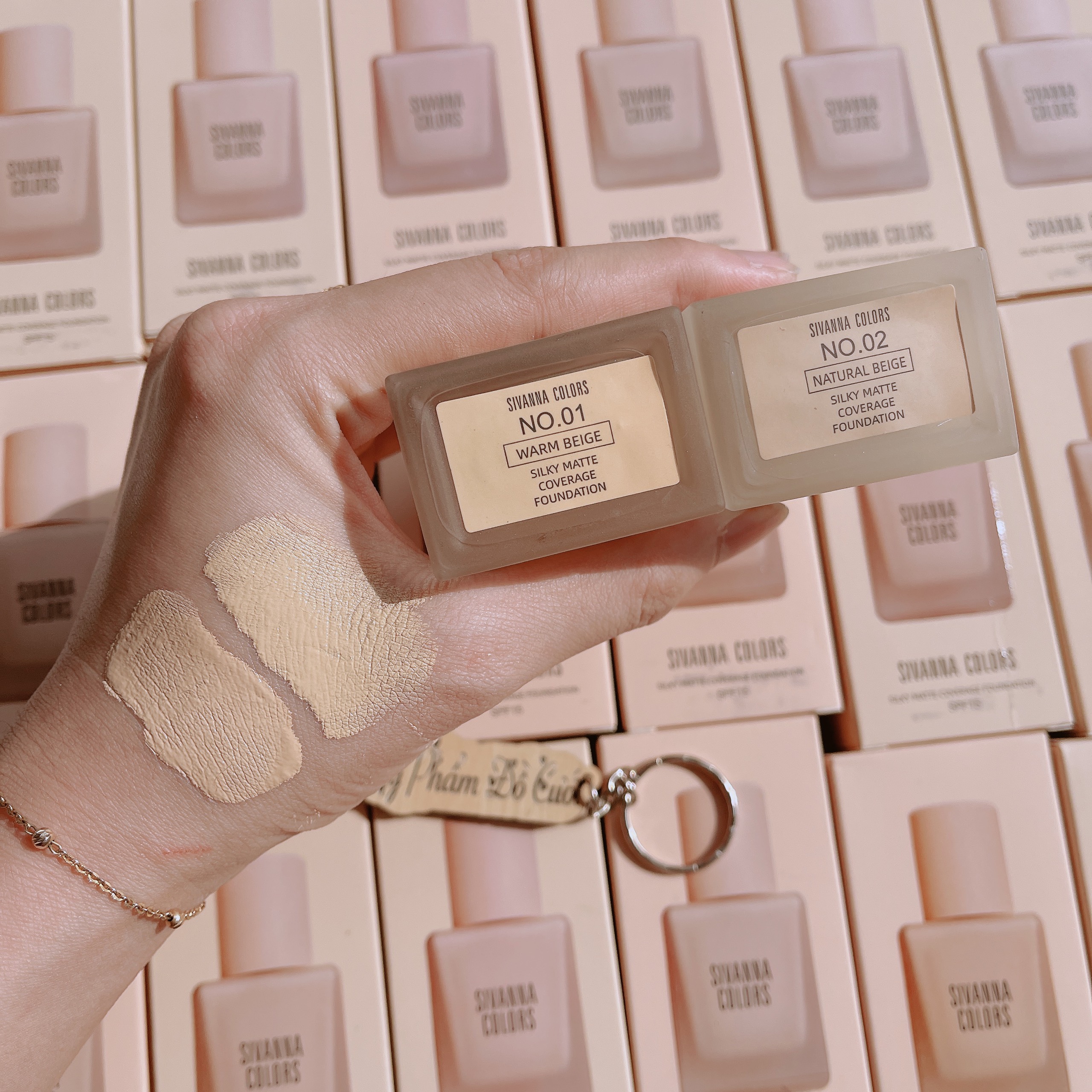 Kem Nền Sivanna Colors Silky Matte Coverage Foundation HF 118 30ml [Chính Hãng]