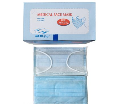 Khẩu Trang Y Tế Medi Pro (Hộp 50 Cái - 3 Lớp)