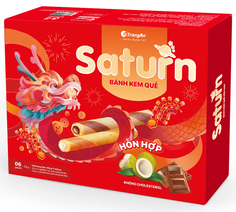 [Phiên bản giới hạn] Bánh quế Saturn Rồng 330G